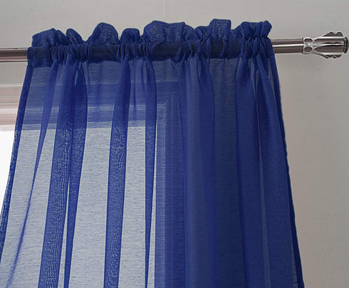 Adore the Decor™ Sheer Rod Pocket 54 x 84in. Single Curtain Panel